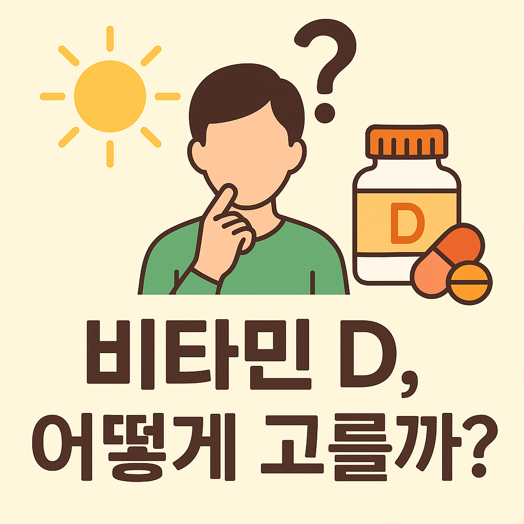 비타민 D 제품, 어떻게 골라야 할까요?– 살 때 꼭 확인해야 할 실전 가이드 – 썸네일