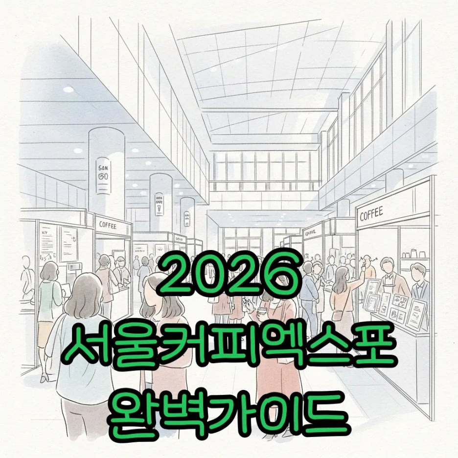 향기로운 커피 향이 가득한 서울커피엑스포 전시장 풍경