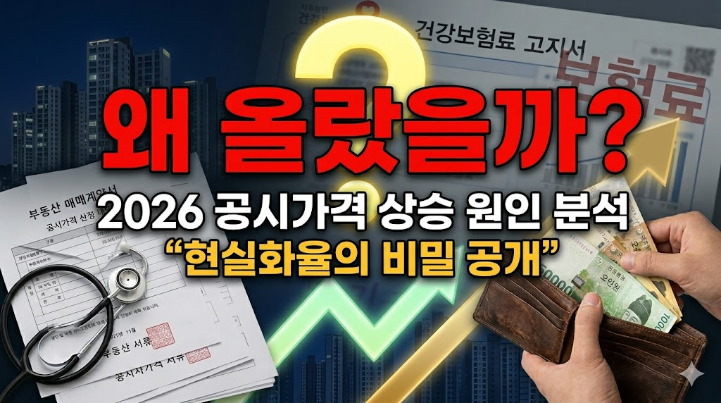 우리집 공시가격 왜 이렇게 올랐나｜2026 상승 이유 + 현실화율 쉽게 설명