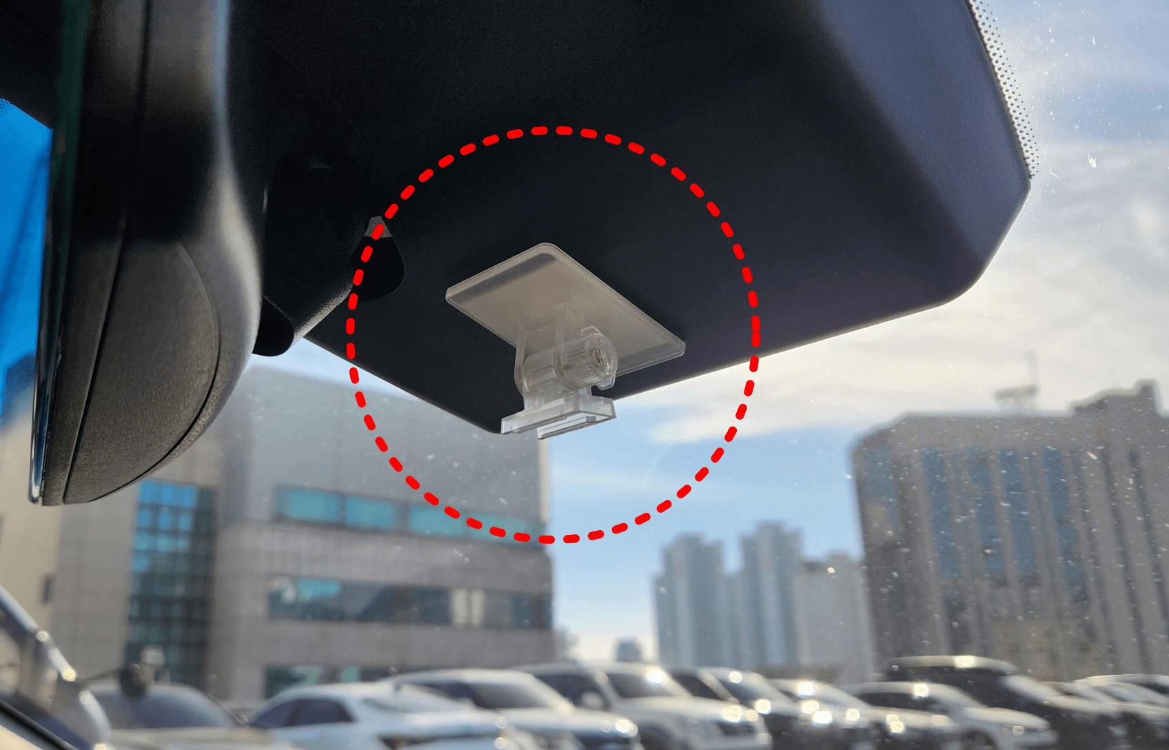 K8아이나비블랙박스거치대