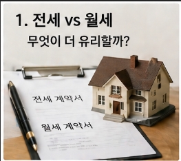 월세 vs 전세 계산 방법 쉽게