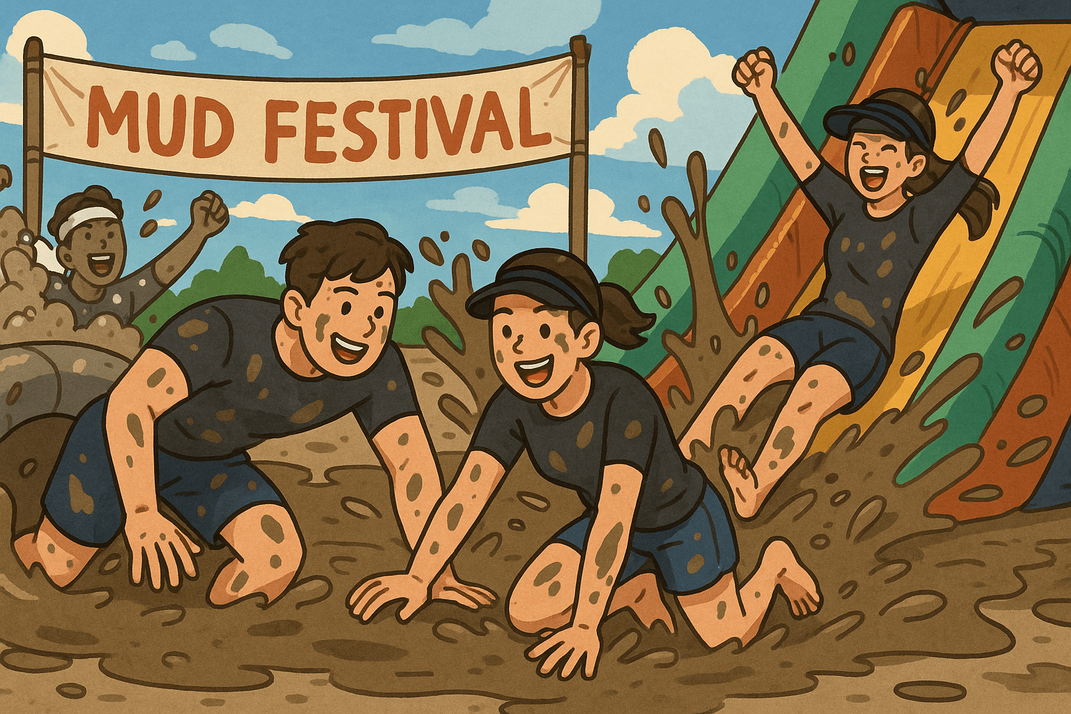 보령 머드축제 체험: 머드런과 슬라이드 완벽 정복