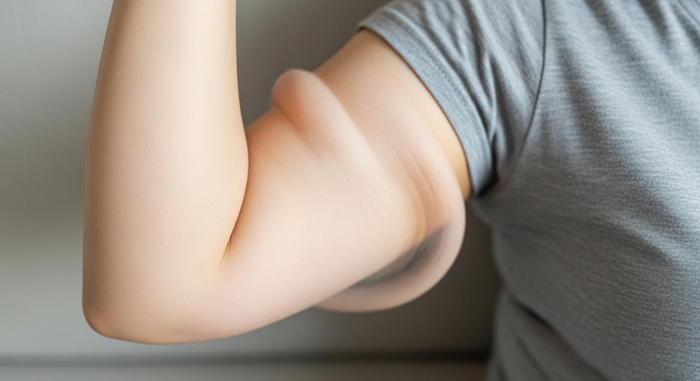 팔뚝살 찌는 느낌