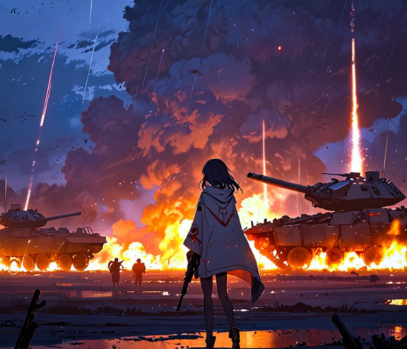 전쟁애니메이션 한장면