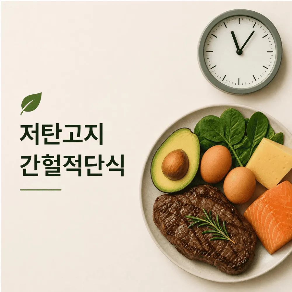  저탄고지+간헐적 단식