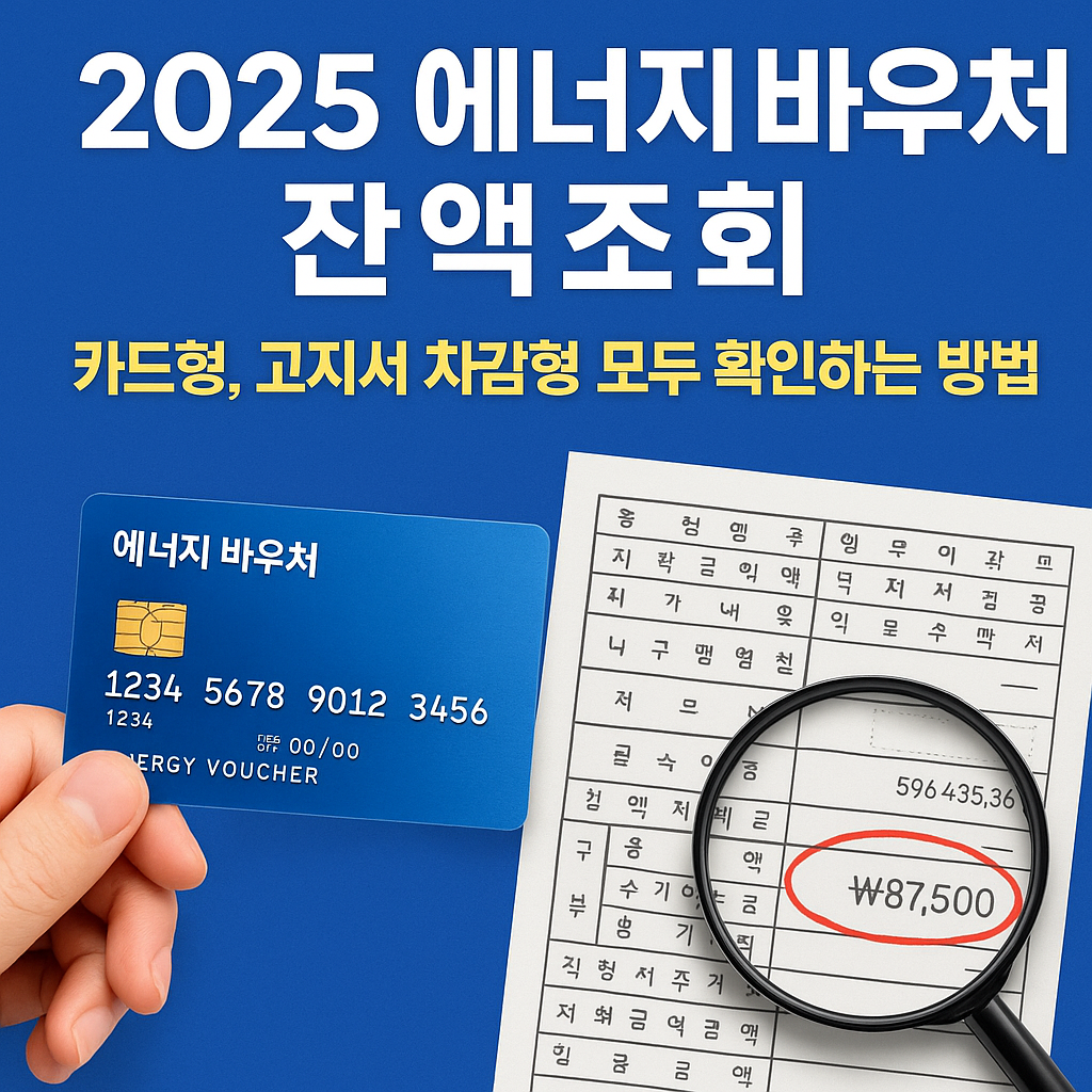 에너지 바우처 잔액조회