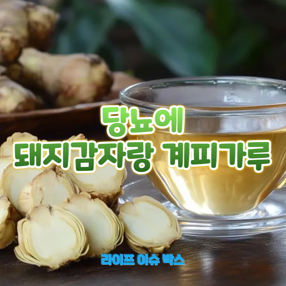 당뇨에 돼지감자랑 계피가루