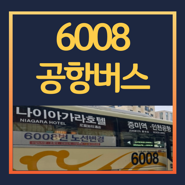 6008번 공항버스