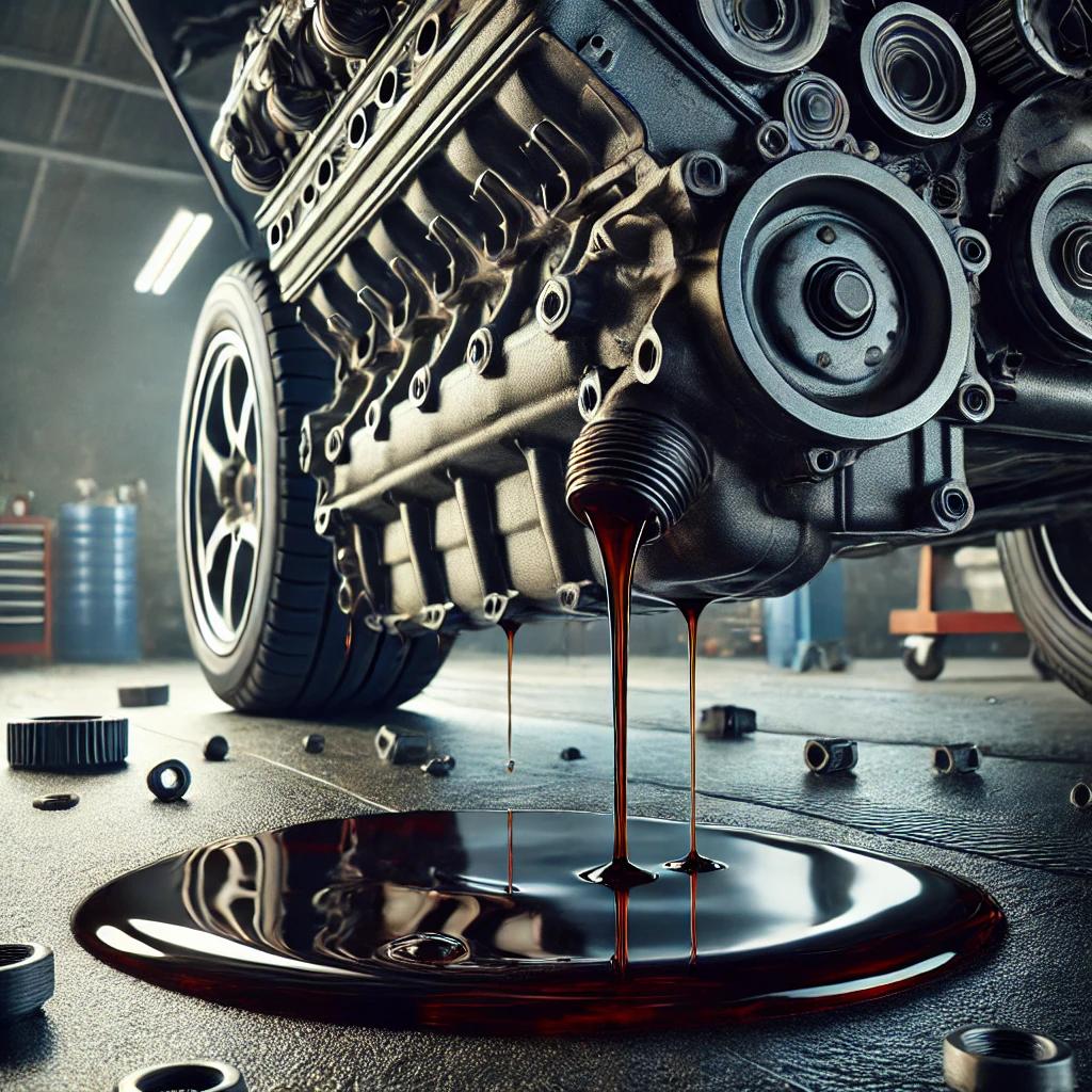 자동차 오일이 새는 현상