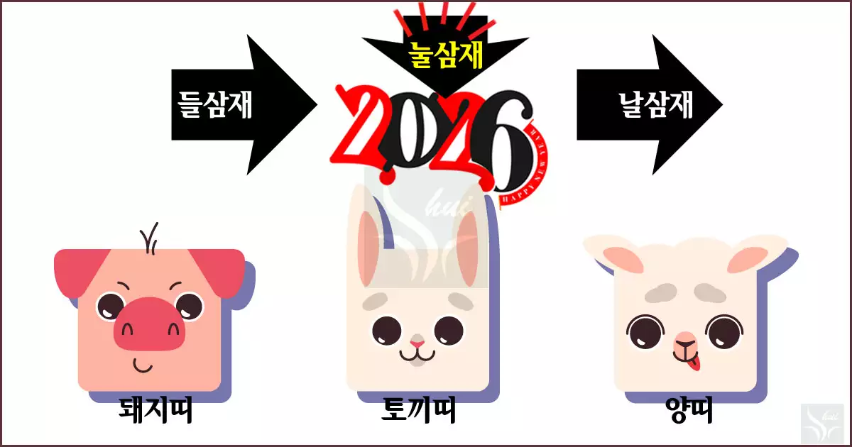2026 눌삼재-돼치,토끼,양띠 종합 운세