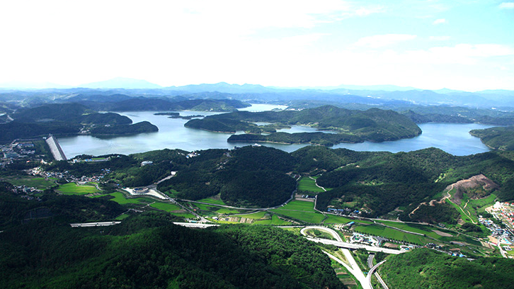 진양호공원 전경