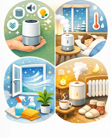 원룸 실내 공기질 관리 방법을 보여주는 인포그래픽4