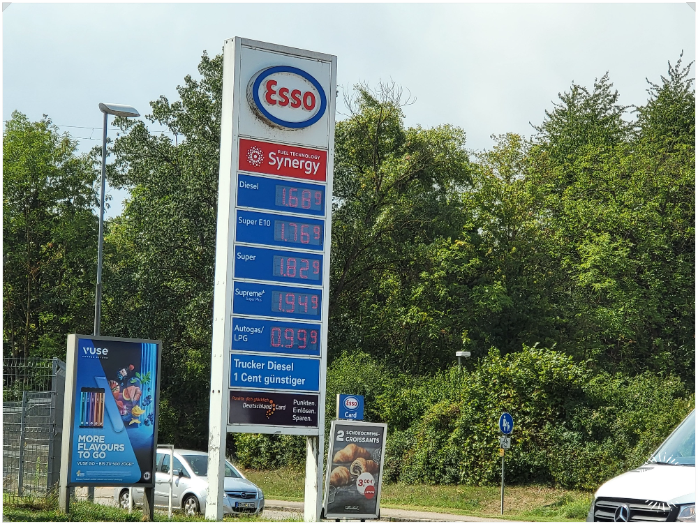 독일에서 주유하기