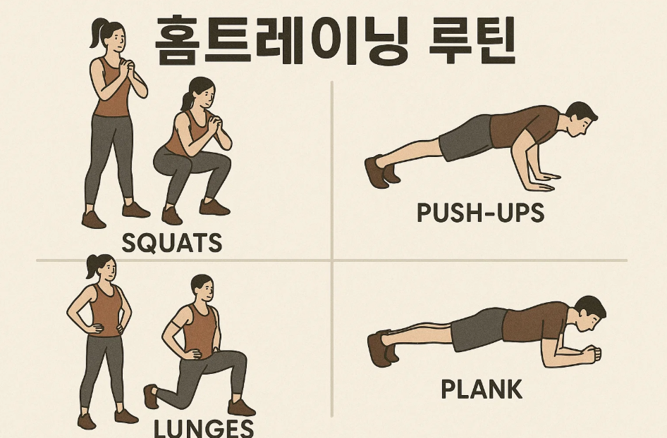 홈트레이닝 루틴