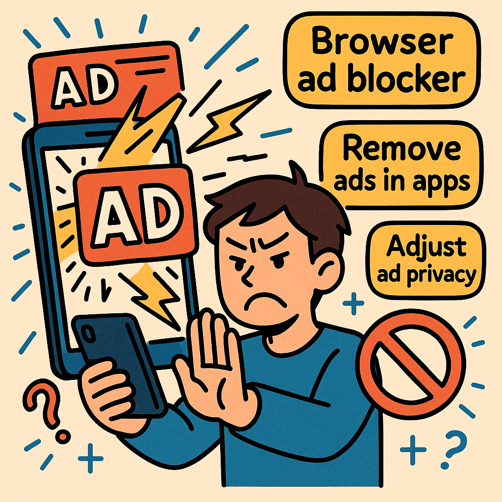 안드로이드 & 아이폰에서 광고 제거하는 팁