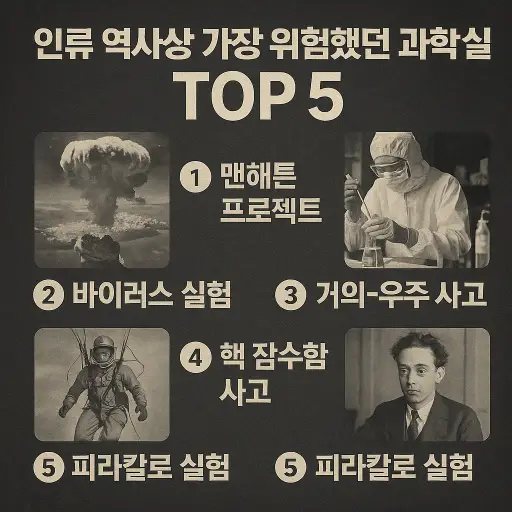 인류 역사상 가장 위험했던 과학 실험 TOP 5