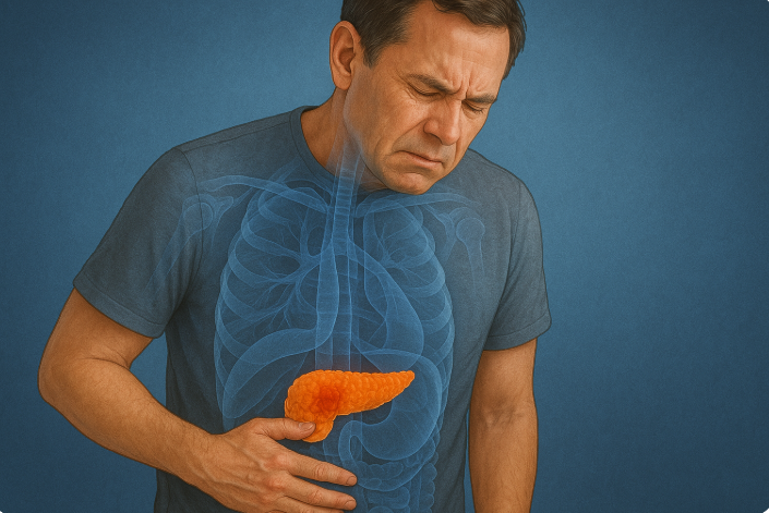 췌장암을 나타내는 사진