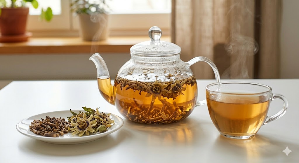 만성 불면증과 극심한 신경 긴장을 즉각 완화하는 가장 강력한 천연 진정 조합 밸러리언 시계꽃 블랜딩 숙면 효능