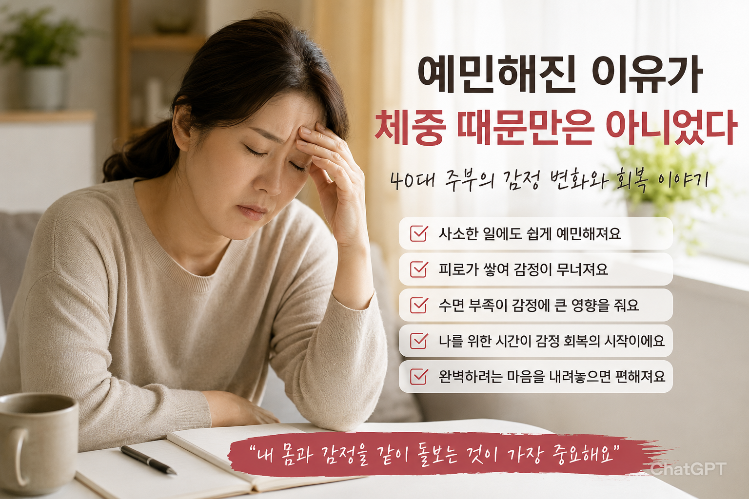 예민함·피로·감정 변화 후기