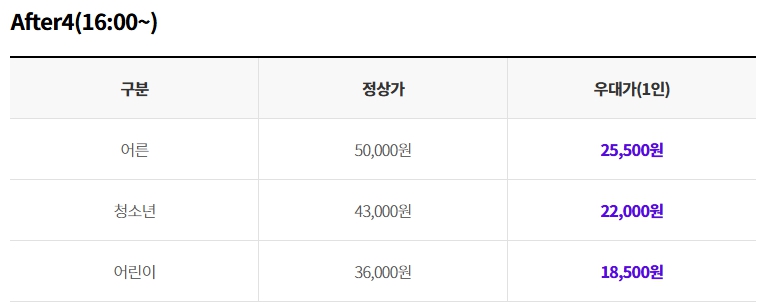 문화누리카드 롯데월드