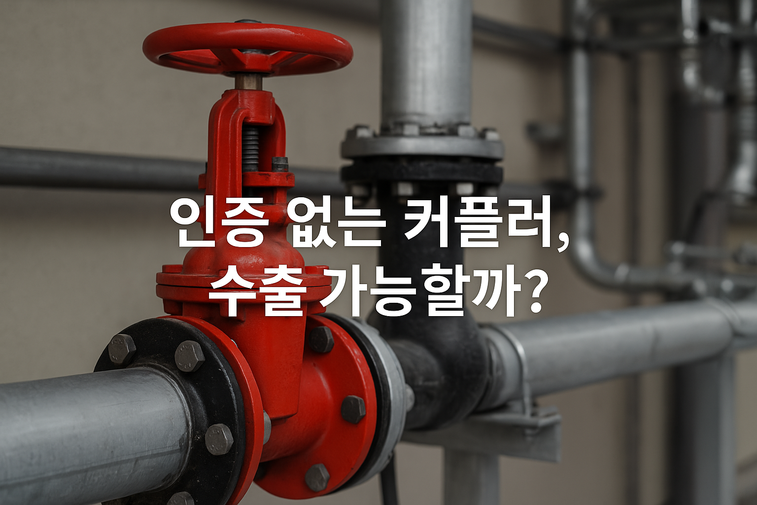 소방용 커플러, 인증 없어도 수출 가능할까?