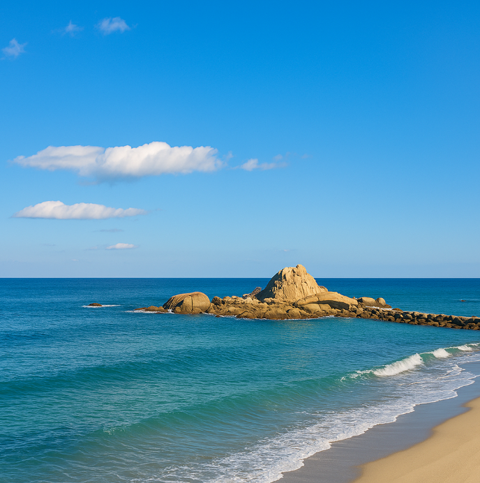 강릉 사천진 해변 이미지