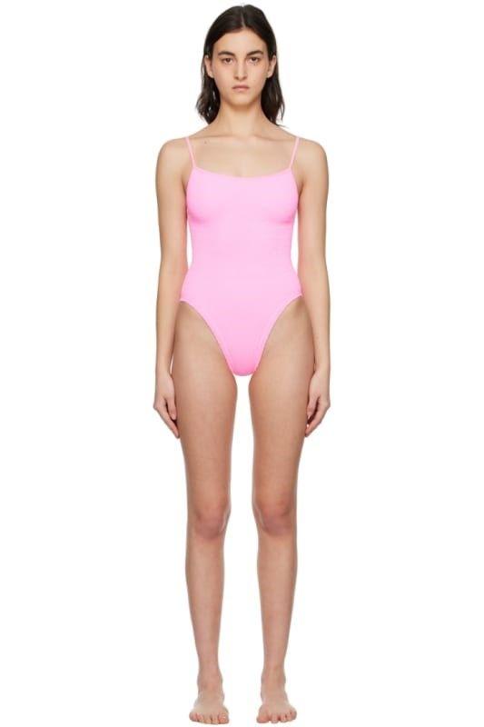 훈자지 핑크 수영복 Pink Pamela OnePiece Swimsuit 12410501
