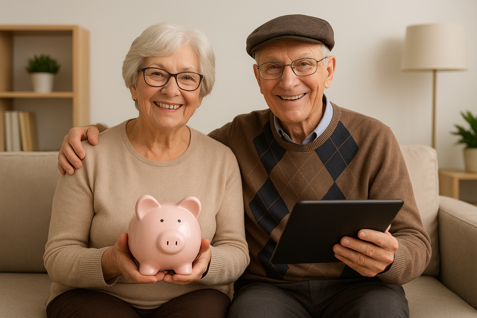 행복하게 준비된 노후모습.