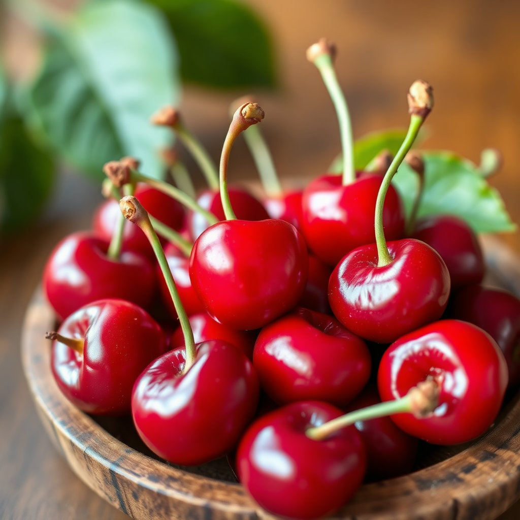 체리는 항염증 특성이 있어 통풍 발작의 빈도와 통증을 줄이는 데 도움이 될 수 있습니다. 통풍에 좋은 대표적인 과일입니다.