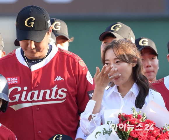 이대호 은퇴식 모습