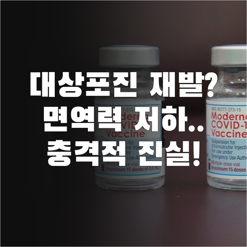 대상포진 완치 후 재발 가능성과 면역..