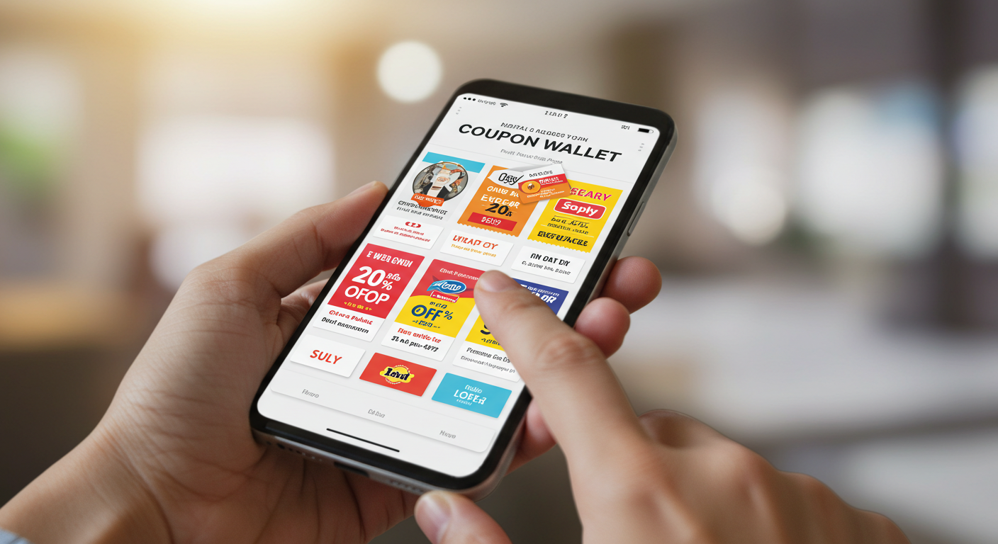 휴대폰 쿠폰지갑