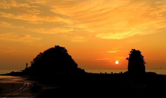 태안_꽃지해수욕장_노을