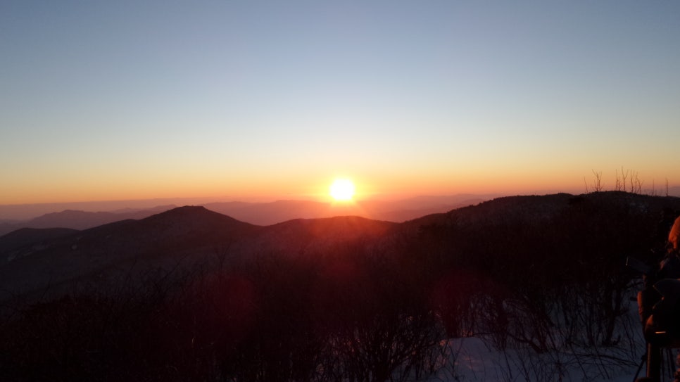 100대 명산 등산하기 아홉번째 영동의 쌍봉 태백산과 함백산