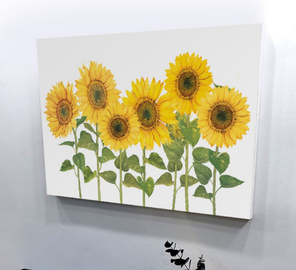 금전운이 상승하는 여섯송이 해바라기