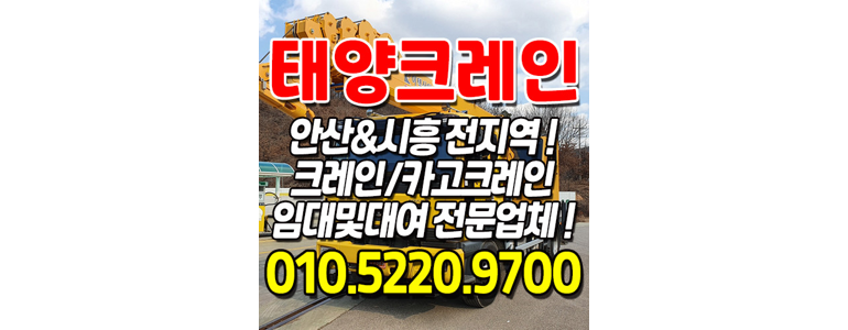 안산 단원구 크레인