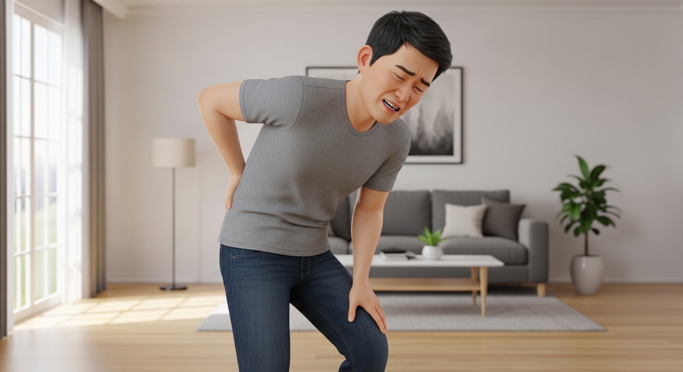 이상근증후군, 허리디스크