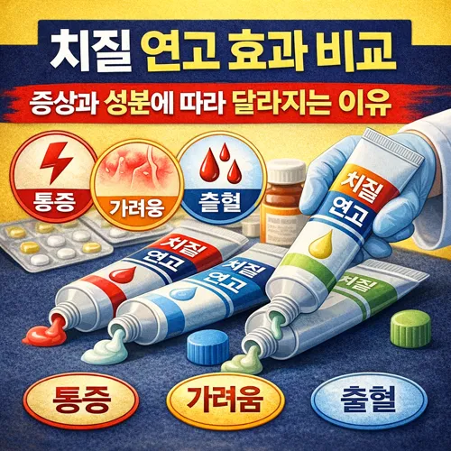 치질 연고 효과 비교 썸네일