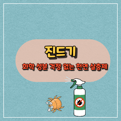 화학 성분 걱정 없는 천연 살충제