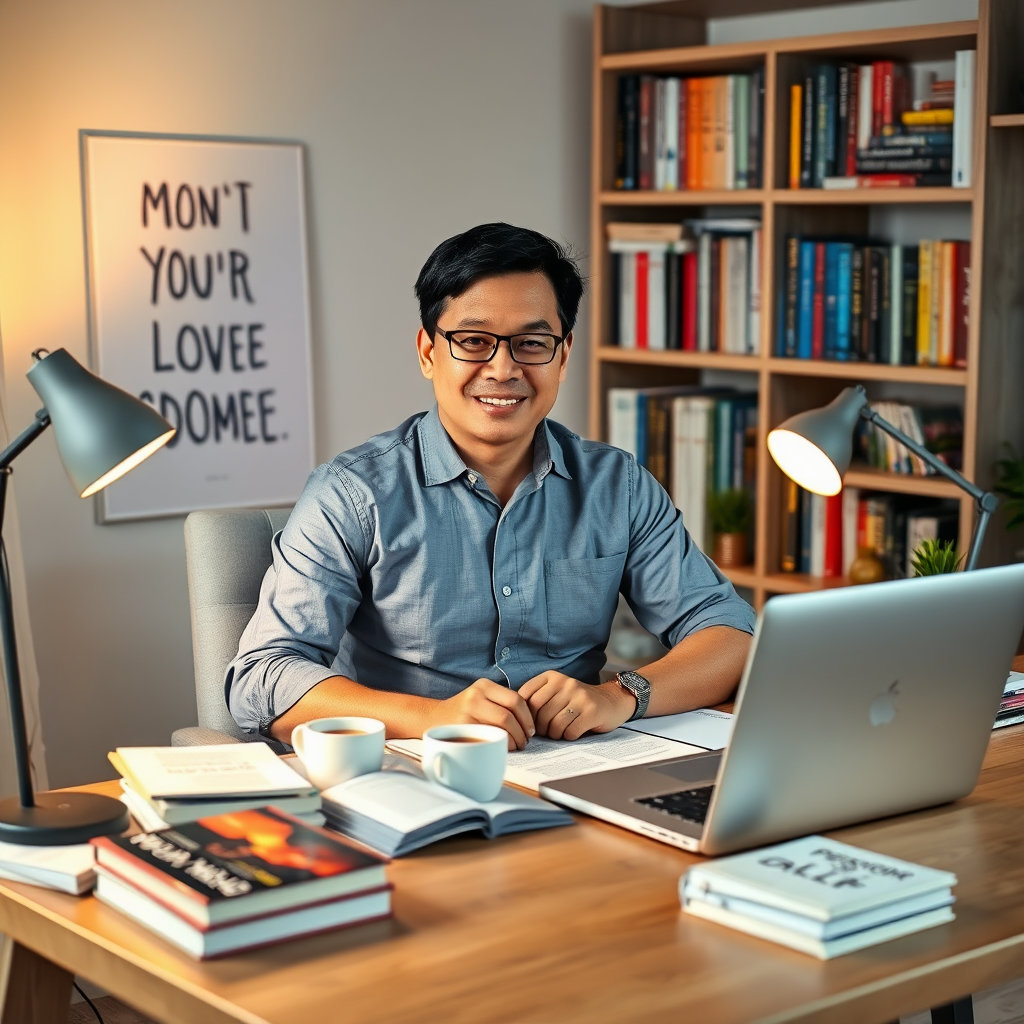 퇴근 후 자기계발하는 직장인