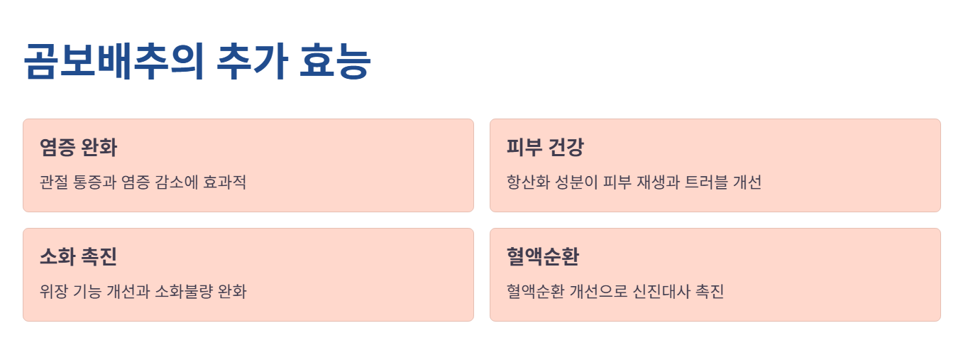 곰보배추의 핵심 효능