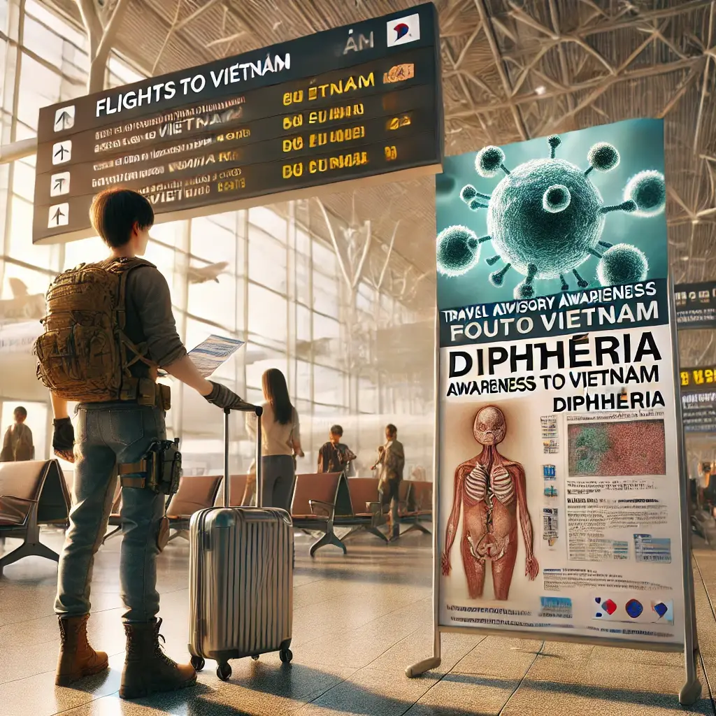 베트남 여행 디프테리아 주의 예방 의심증상