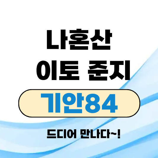 나혼자산다 기안84 이토 준지