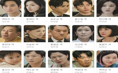 눈물의 여왕 등장인물