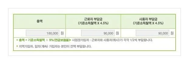 국민연금 계산기