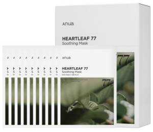 아누아 어성초 77 수분감 피부진정 시트 마스크팩 25ml, 10매입, 1개