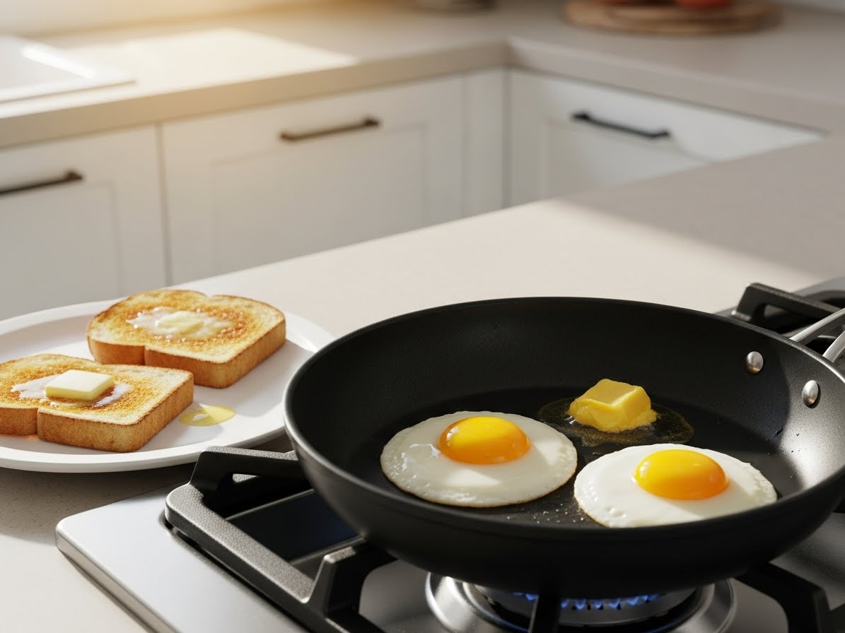 기버터 달걀 후라이 해먹기