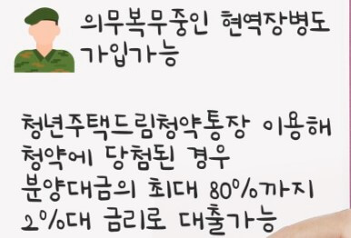 청년 주택드림 청약통장 전환