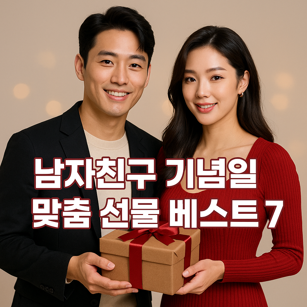 남자친구 기념일 맞춤 선물 베스트 7
