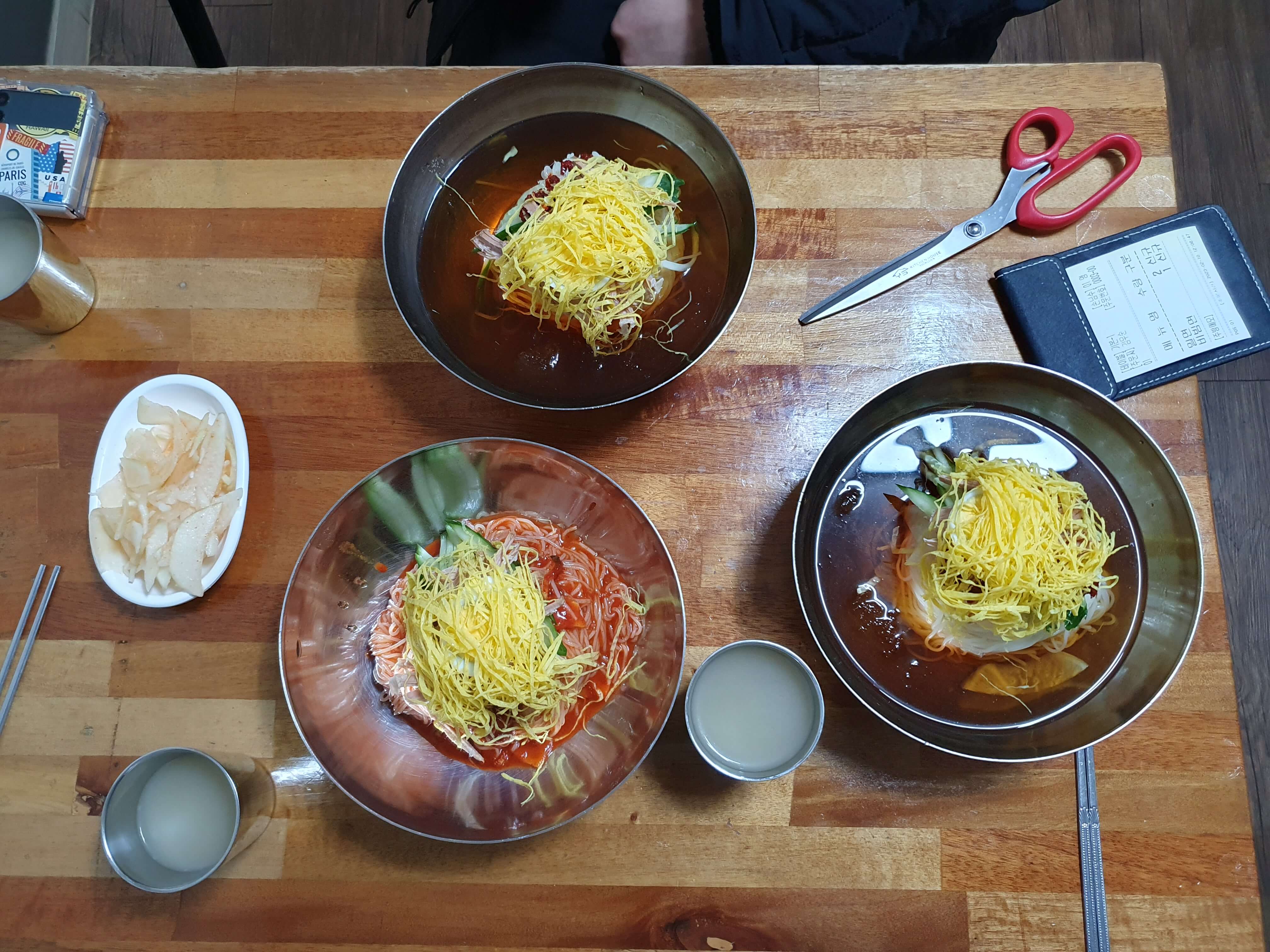 초읍동(어린이대공원)-주문 메뉴(밀면-7,000원, 비빔면-8,000원)